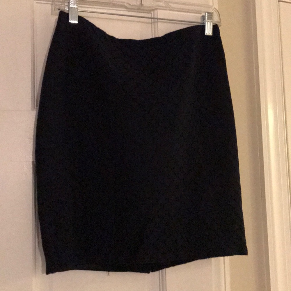 The Limited Navy Pencil Skirt